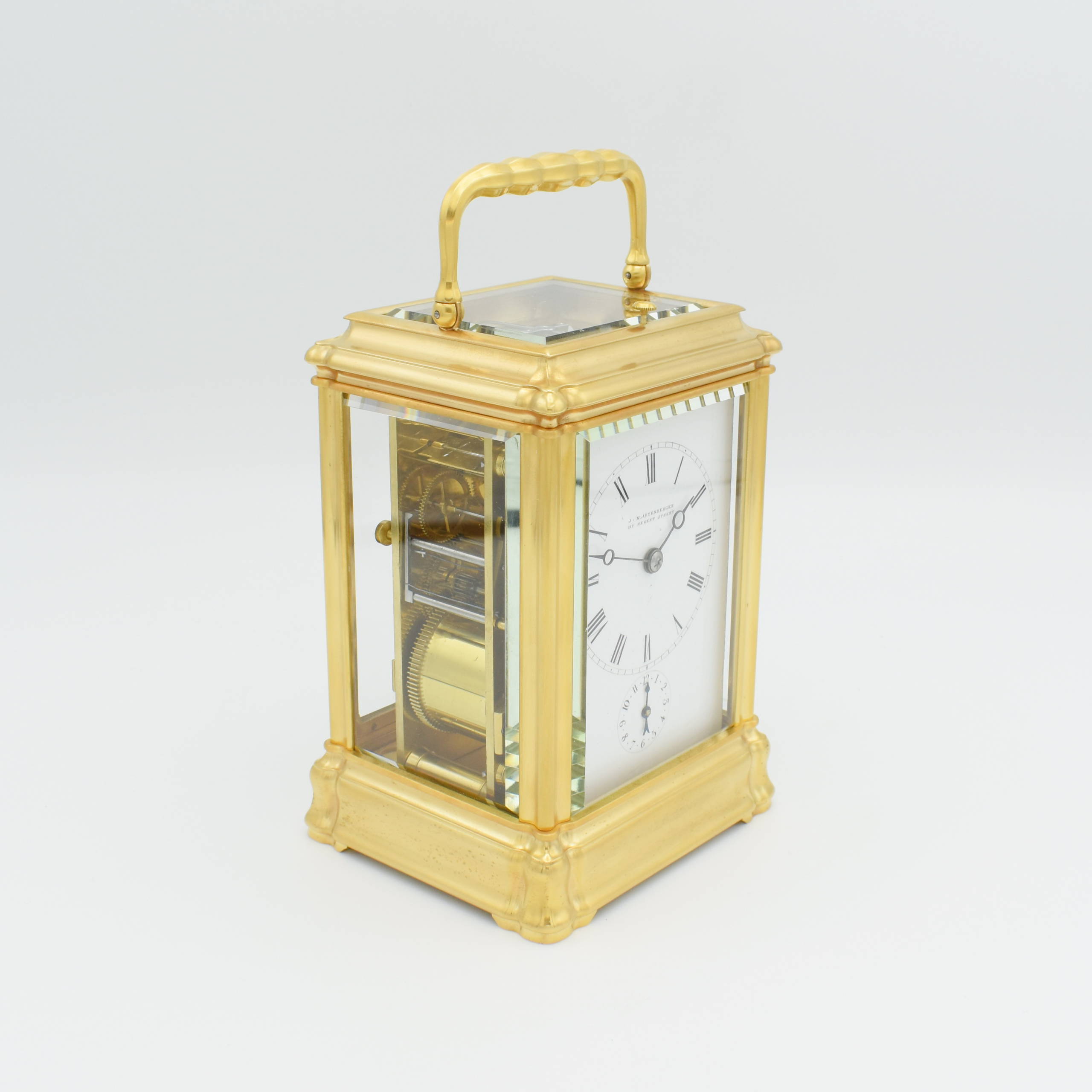 A fine carriage clock by Charles Klaftenberger