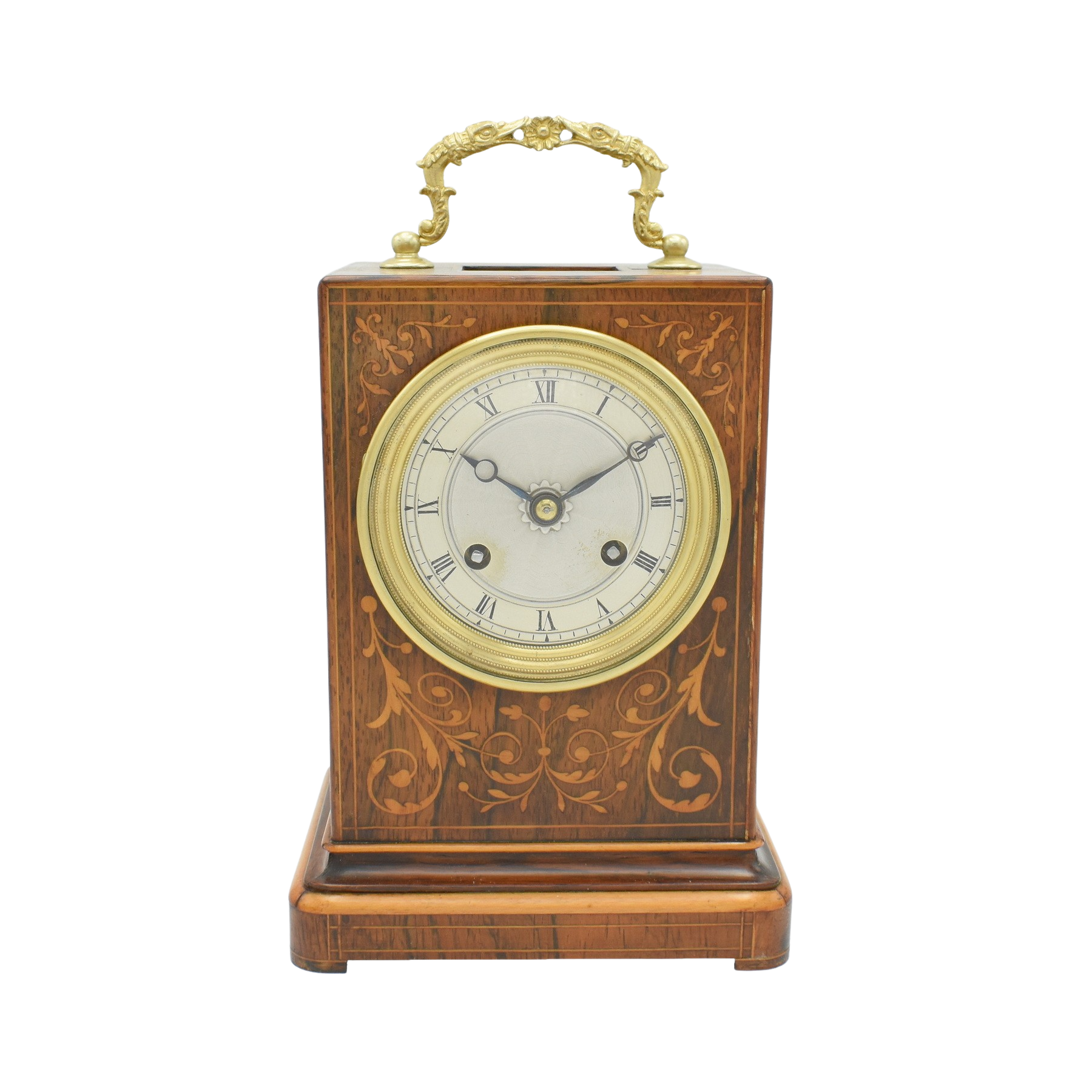 Fine Rosewood Mantel Clock ‘Pendule Portative’ It's About Time